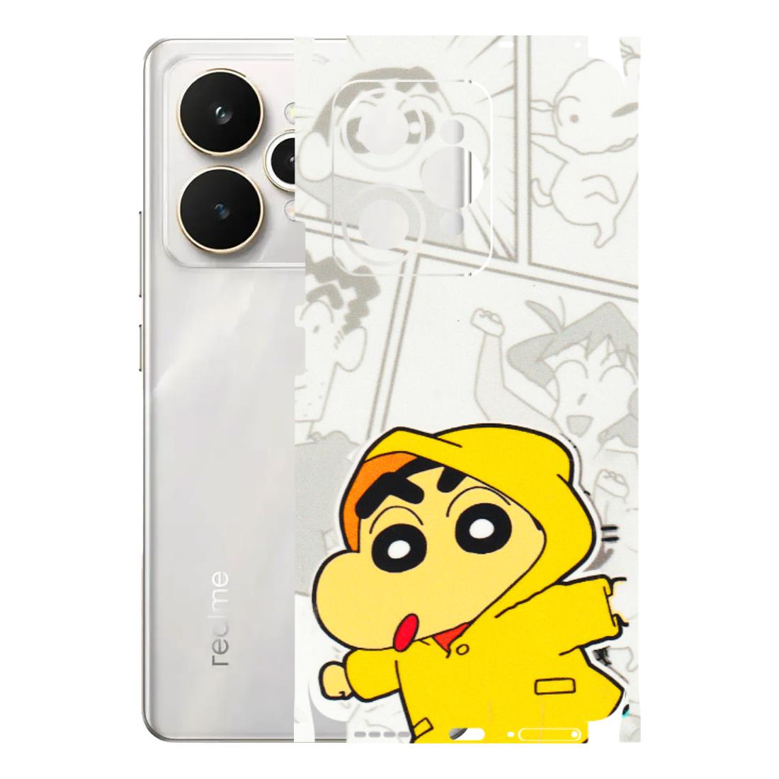 Realme Phone Skins (All Models) - Yellow Shinchan Comic - 3D Embossed Finish (L-246) Realme 15 5G