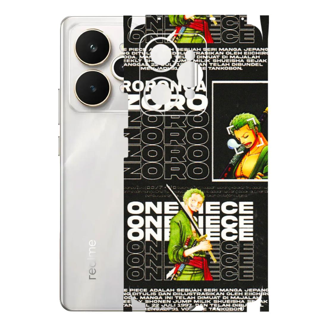 Realme Phone Skins (All Models) - One Piece Zoro - 3D Embossed Finish (L-250) Realme 15 5G