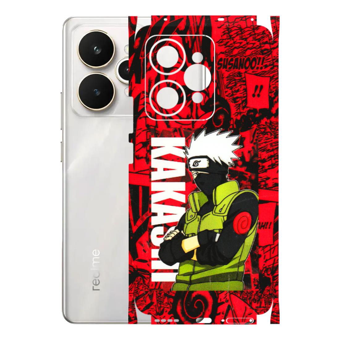 Realme Phone Skins (All Models) - Kakashi Red Anime - 3D Embossed Finish (L-251) Realme 15 5G