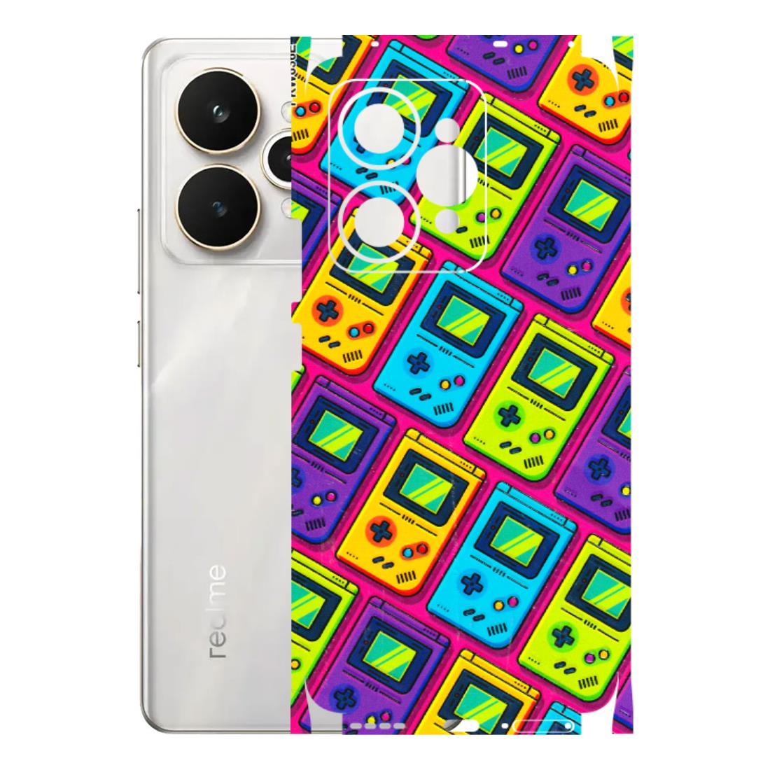 Realme Phone Skins (All Models) - Gameboy Colourful - 3D Embossed Finish (L-266) Realme 15 5G