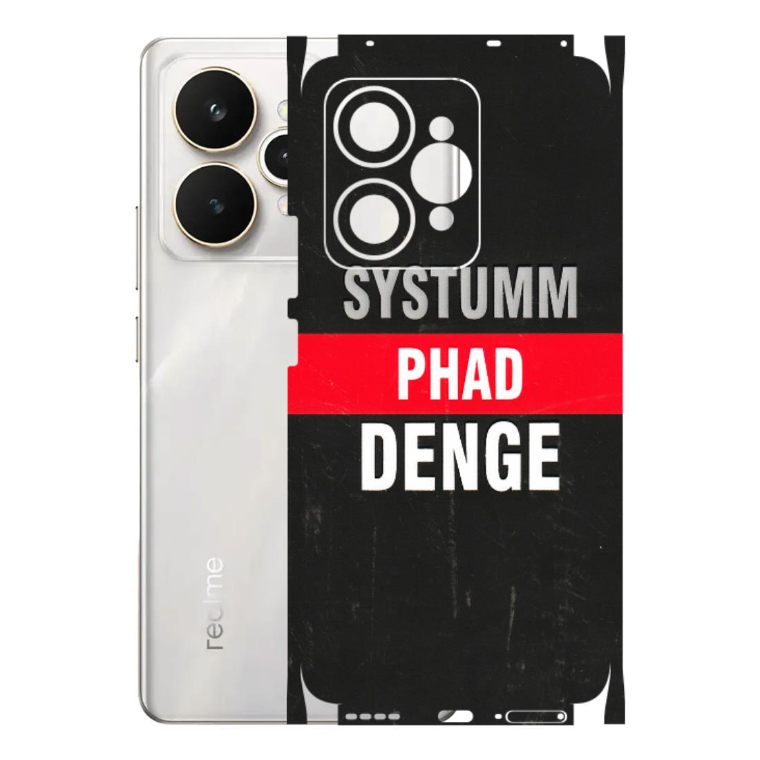 Realme Phone Skins (All Models) - Systumm Phad Denge - 3D Embossed Finish (L-278) Realme 15 5G