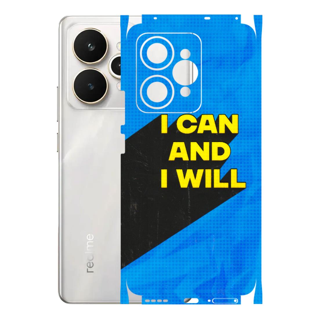 Realme Phone Skins (All Models) - I Can And I Will - 3D Embossed Finish (L-281) Realme 15 5G
