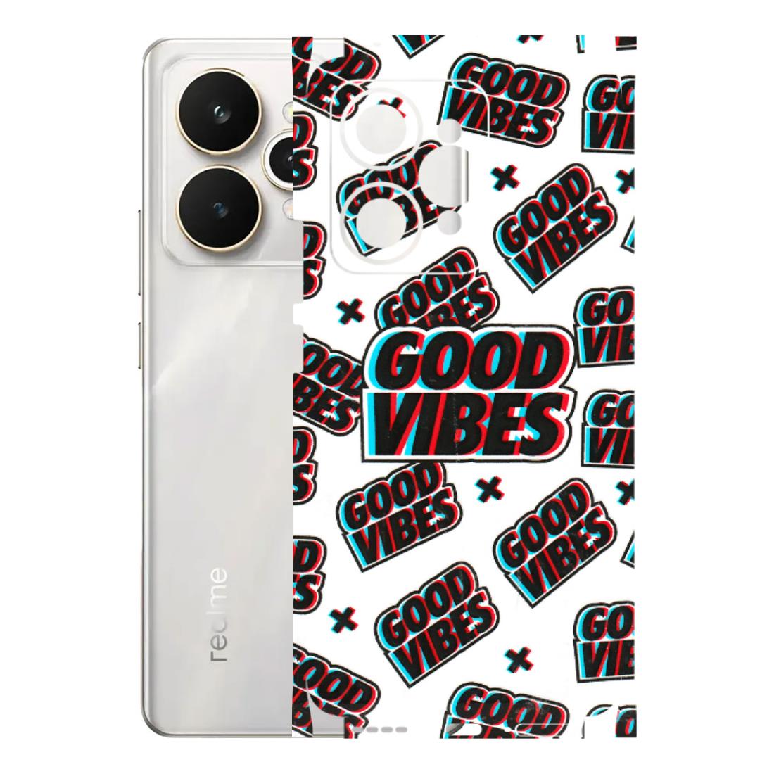 Realme Phone Skins (All Models) - Good Vibes - 3D Embossed Finish (L-282) Realme 15 5G