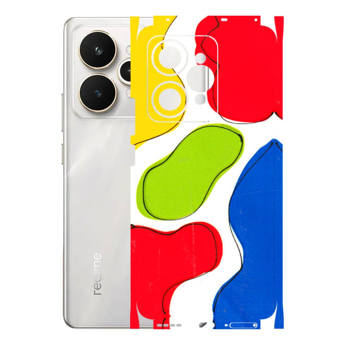 Realme Phone Skins (All Models) - RGB Colour Paint - 3D Embossed Finish (L-284) Realme 15 5G