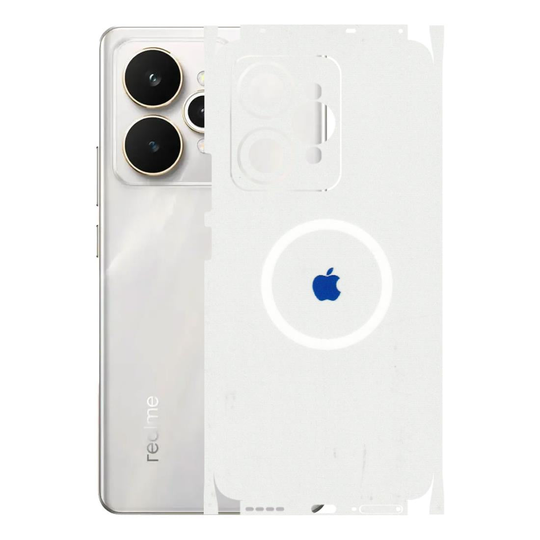 Realme Phone Skins (All Models) - iPhone Magsafe Logo - 3D Embossed Finish (L-320) Realme 15 5G