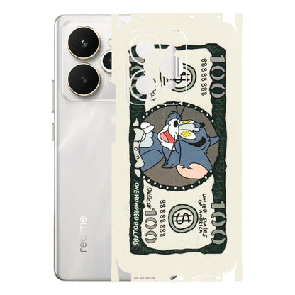 Realme Phone Skins (All Models) - Tom Hundred Dollar - 3D Embossed Finish (L-324) Realme 15 5G