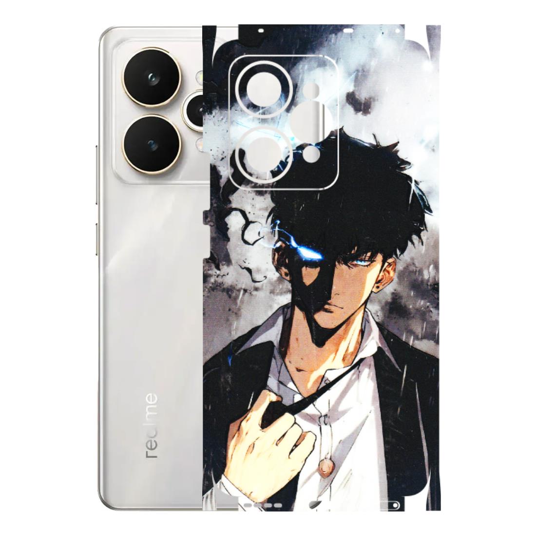 Realme Phone Skins (All Models) - Sung Jinwoo Manhwa Anime - 3D Embossed Finish (L-328) Realme 15 5G