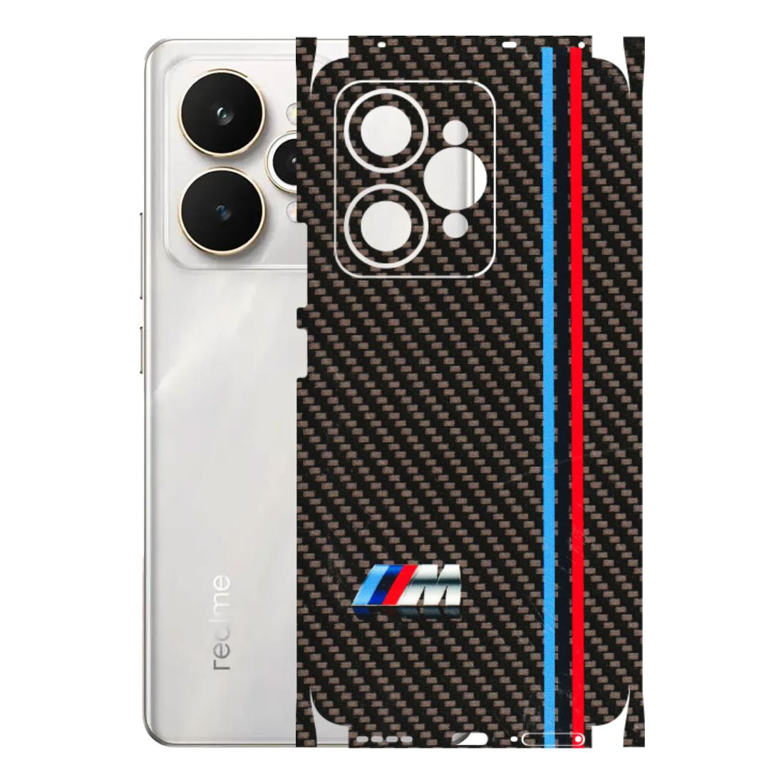 Realme Phone Skins (All Models) - BM Carbon Fiber Feels - 3D Embossed Finish (L-38) Realme 15 5G
