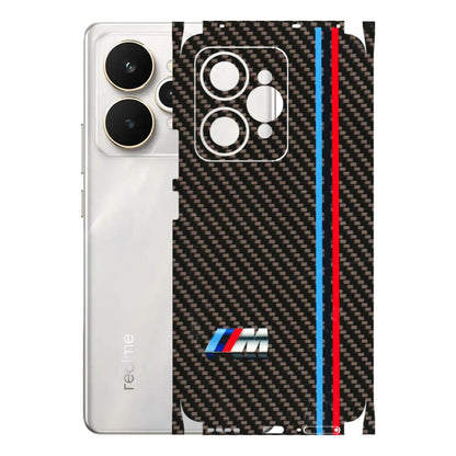 Realme Phone Skins (All Models) - BM Carbon Fiber Feels - 3D Embossed Finish (L-38) Realme 15 5G