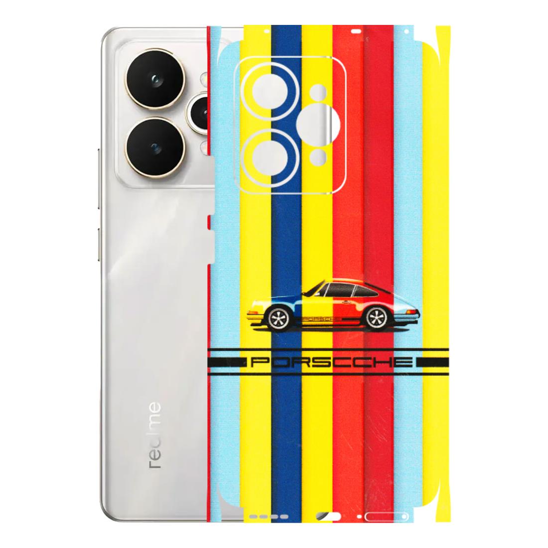 Realme Phone Skins (All Models) - Multicolour Porche - 3D Embossed Finish (L-39) Realme 15 5G