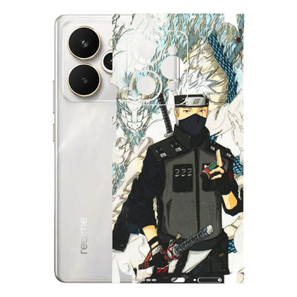 Realme Phone Skins (All Models) - Kakashi Hatake Naruto Anime - 3D Embossed Finish (L-46) Realme 15 5G