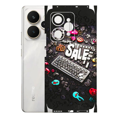 Realme Phone Skins (All Models) - Gadgets Sale - 3D Embossed Finish (L-50) Realme 15 5G