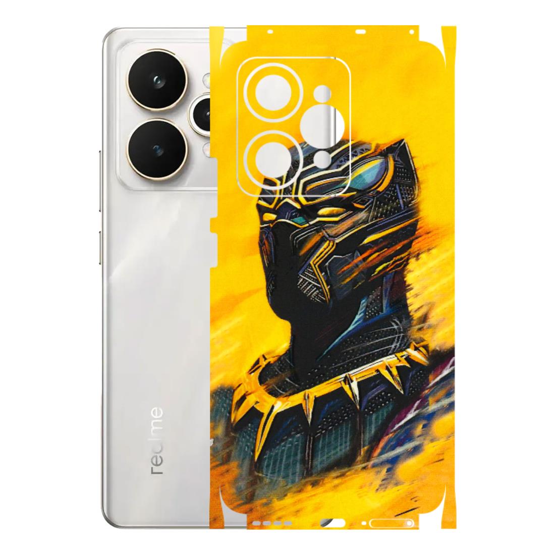 Realme Phone Skins (All Models) - Yellow Panther - 3D Embossed Finish (L-54) Realme 15 5G