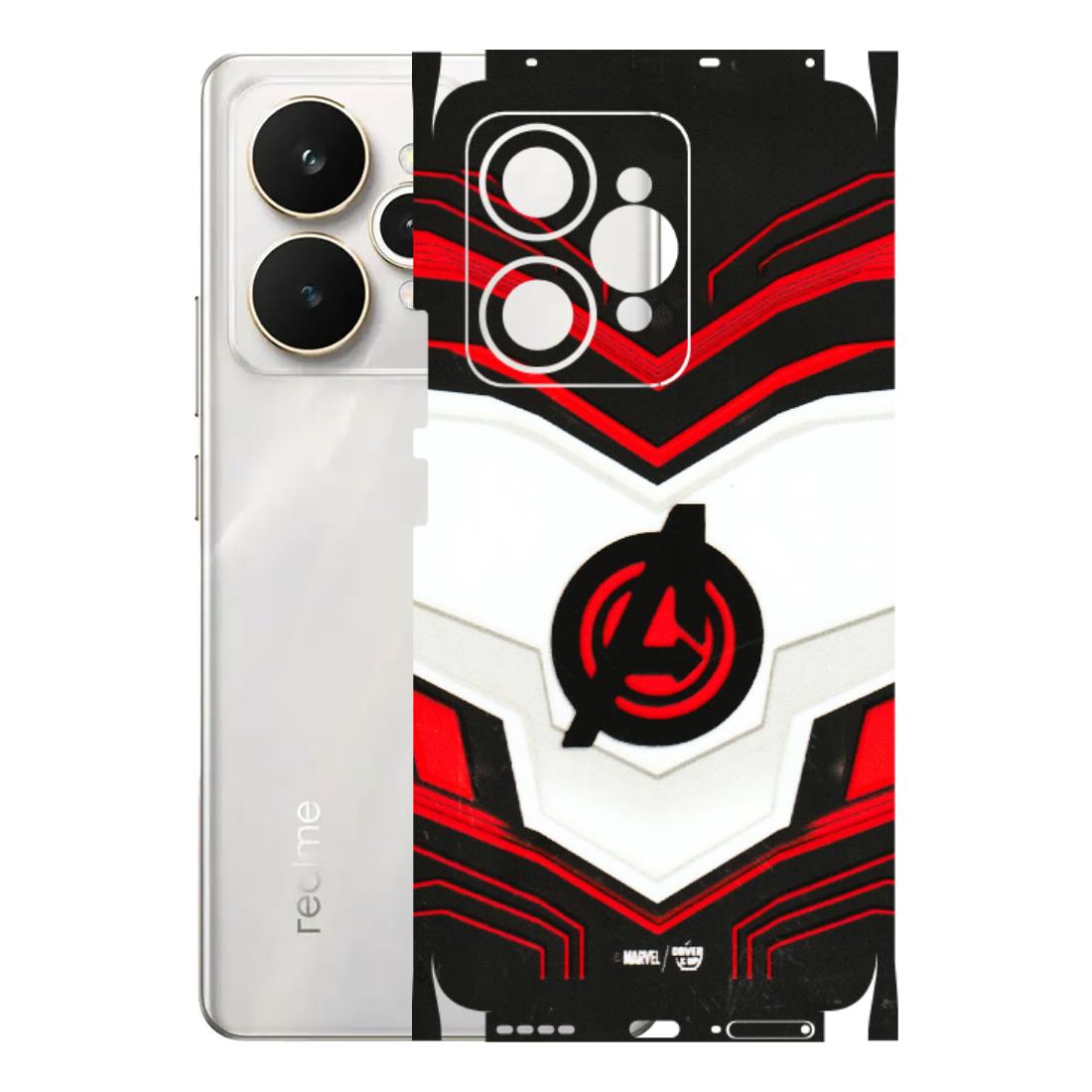 Realme Phone Skins (All Models) - Avengers Logo - 3D Embossed Finish (L-55) Realme 15 5G