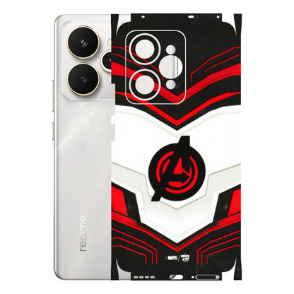 Realme Phone Skins (All Models) - Avengers Logo - 3D Embossed Finish (L-55) Realme 15 5G