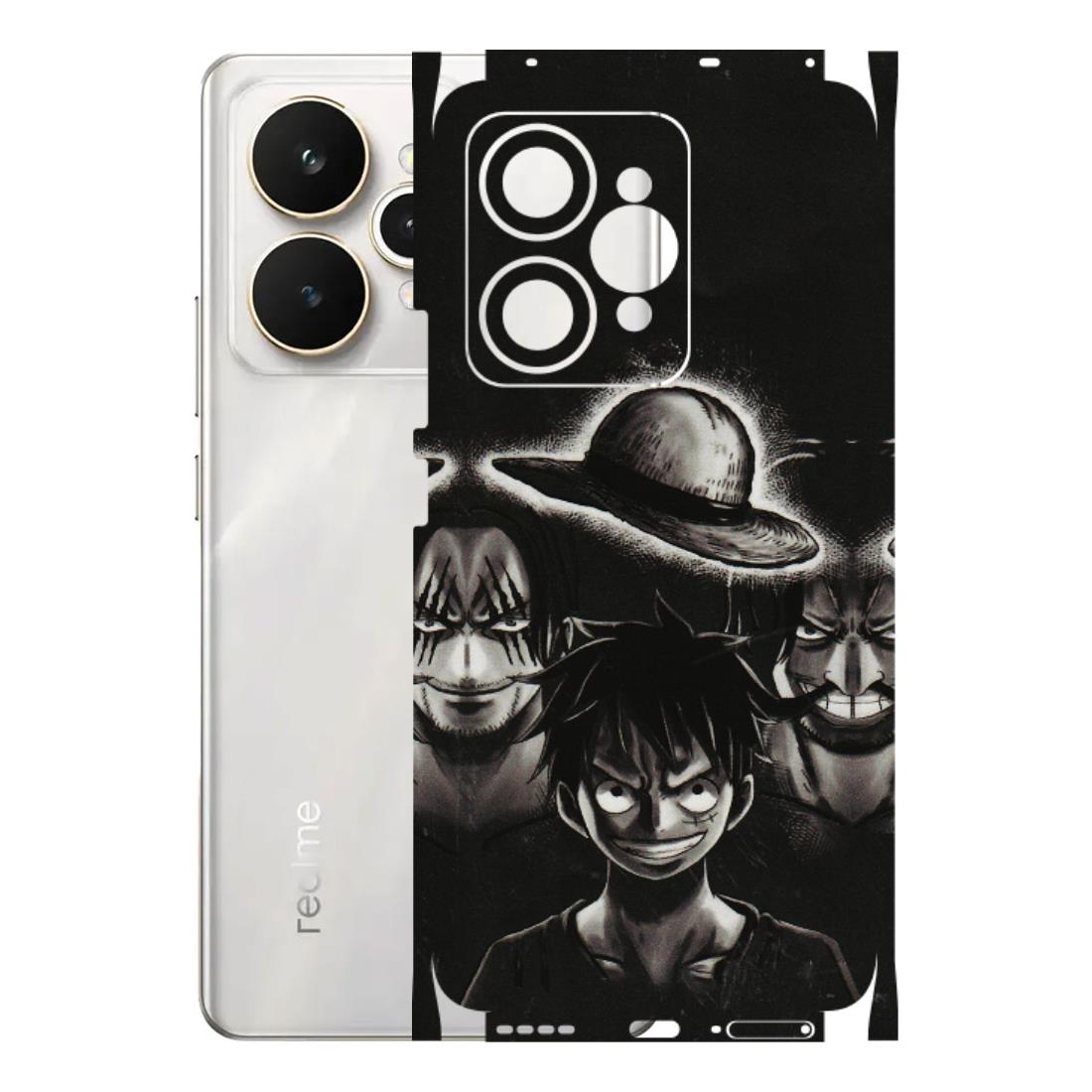 Realme Phone Skins (All Models) - Black Luffy Hat - 3D Embossed Finish (L-57) Realme 15 5G
