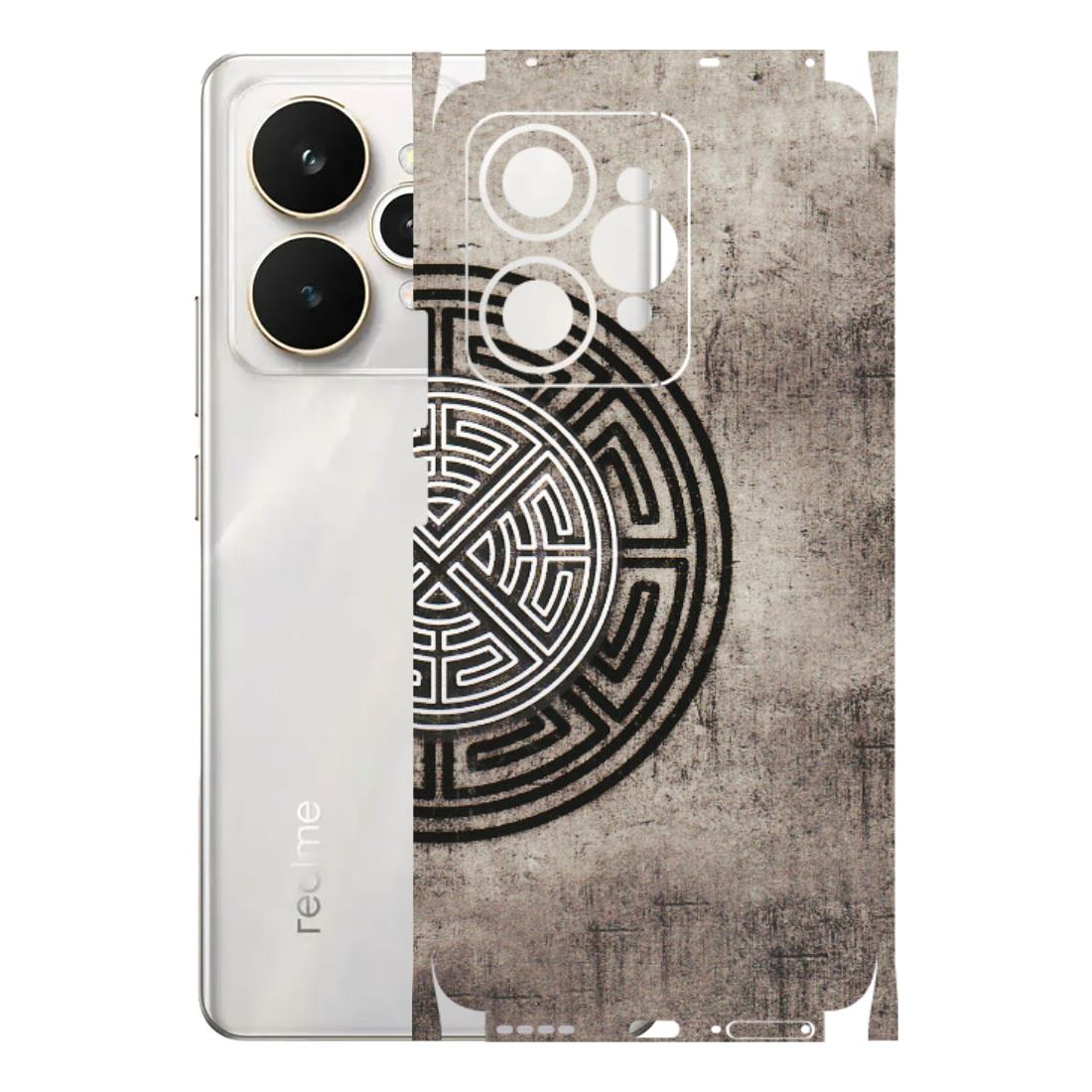 Realme Phone Skins (All Models) - Mysterious Circular Design - 3D Embossed Finish (L-63) Realme 15 5G