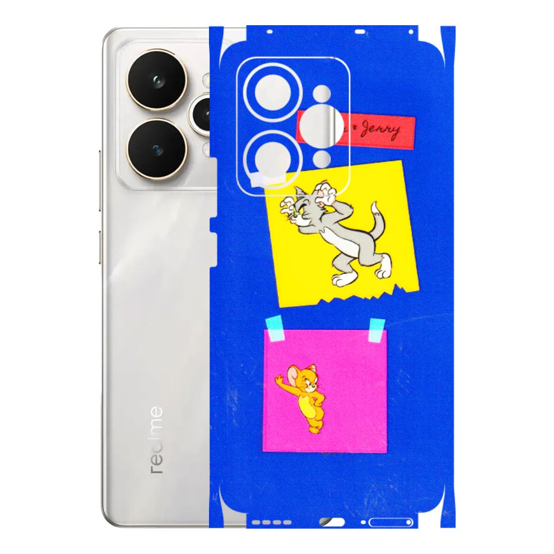 Realme Phone Skins (All Models) - Tom N Jerry Sticky Notes - 3D Embossed Finish (L-88) Realme 15 5G