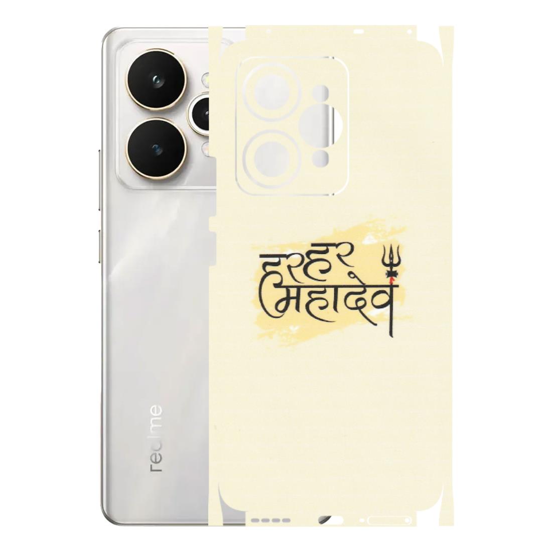 Realme Phone Skins (All Models) - Har Har Mahadev - Matte Finish (M-10) Realme 15 5G
