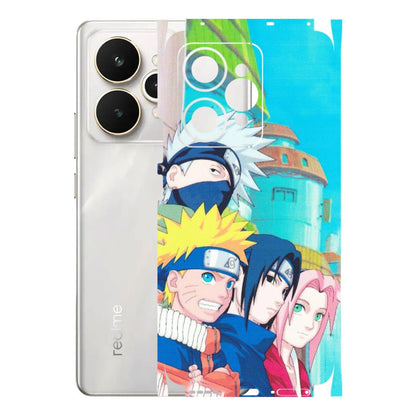 Realme Phone Skins (All Models) - Team Minato And Kakashi - Matte Finish (M-101) Realme 15 5G