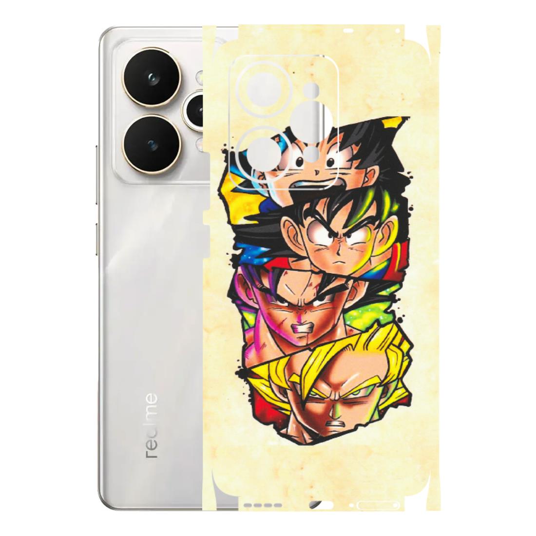Realme Phone Skins (All Models) - Angry Multi Anime - Matte Finish (M-113) Realme 15 5G