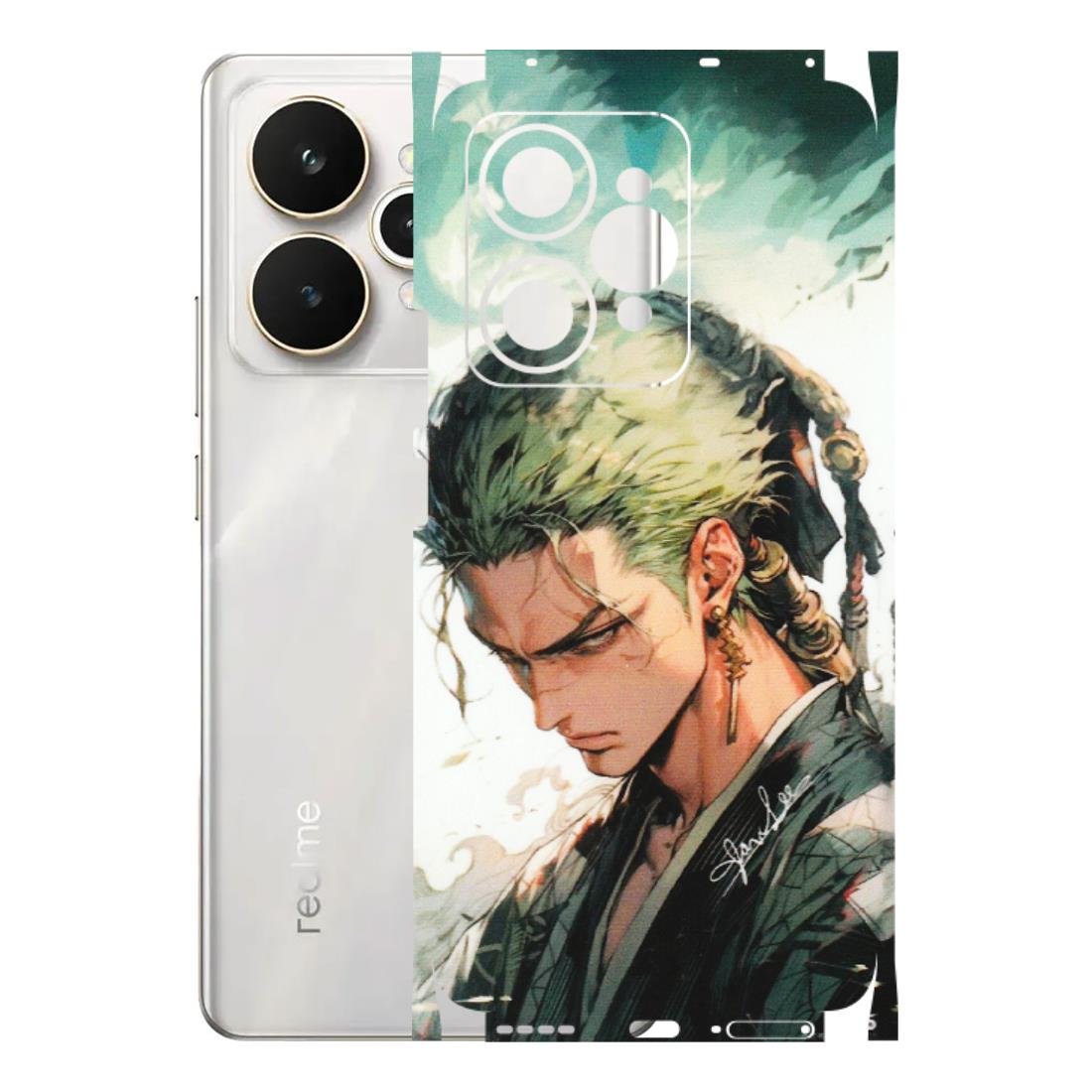 Realme Phone Skins (All Models) - New Roronoa Zoro One Picece Anime - Matte Finish (M-140) Realme 15 5G