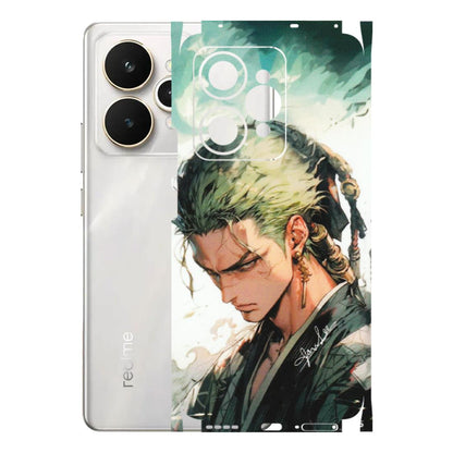 Realme Phone Skins (All Models) - New Roronoa Zoro One Picece Anime - Matte Finish (M-140) Realme 15 5G