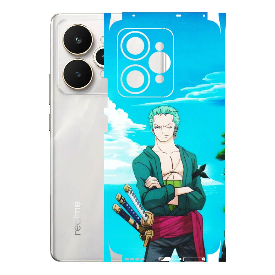 Realme Phone Skins (All Models) - Cool Swordman Zoro Anime - Matte Finish (M-143) Realme 15 5G