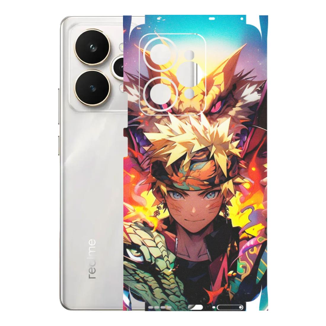 Realme Phone Skins (All Models) - Angry Naruto Anime - Matte Finish (M-148) Realme 15 5G