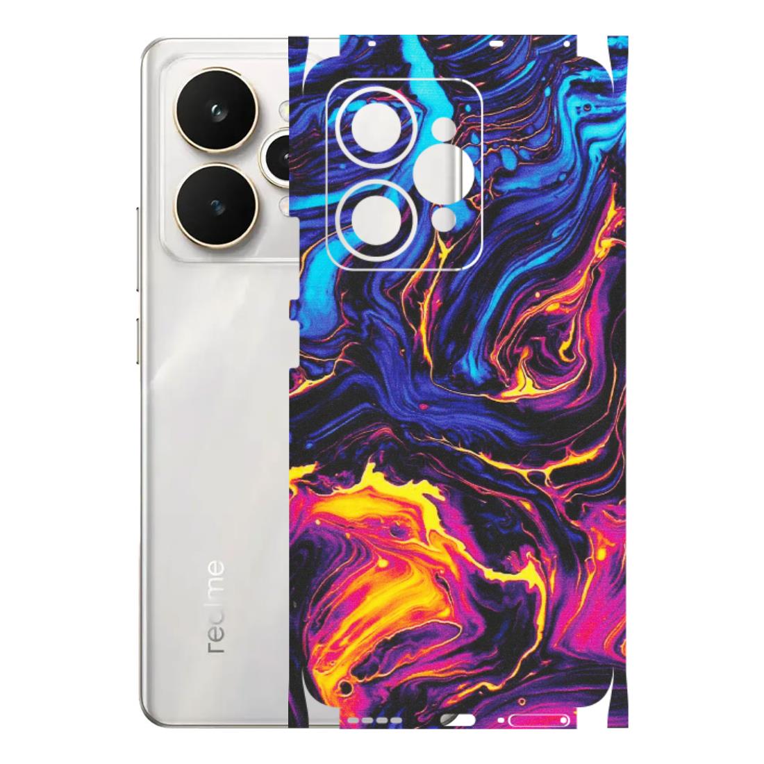 Realme Phone Skins (All Models) - Abstract Paint Classy - Matte Finish (M-15) Realme 15 5G