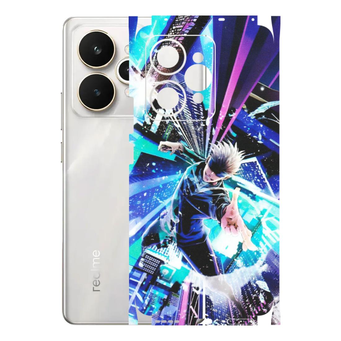 Realme Phone Skins (All Models) - Manga Action Jujustu Kaisen Anime - Matte Finish (M-155) Realme 15 5G