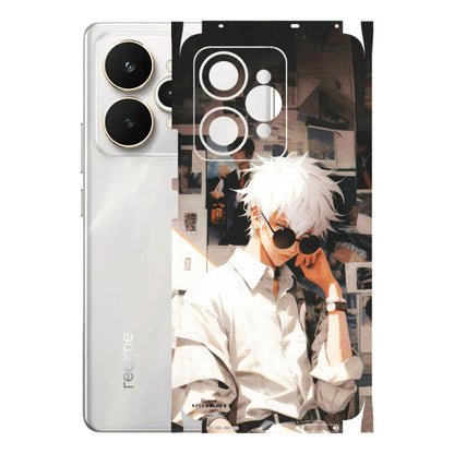 Realme Phone Skins (All Models) - Gojo Satoru Jujustu Kaisen Anime - Matte Finish (M-156) Realme 15 5G