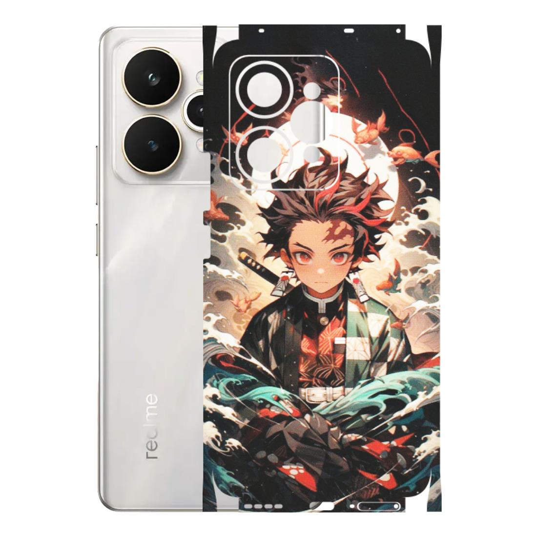 Realme Phone Skins (All Models) - Tanjiro Demon Slayer Anime - Matte Finish (M-158) Realme 15 5G