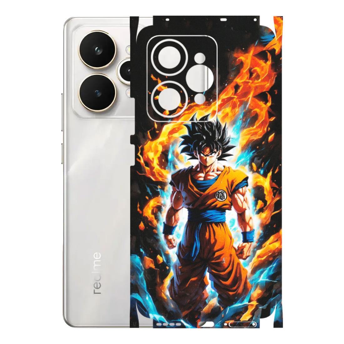 Realme Phone Skins (All Models) - Goku Transformation Anime - Matte Finish (M-159) Realme 15 5G