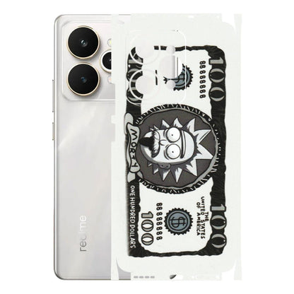 Realme Phone Skins (All Models) - Rick And Morty Hundred Dollar Anime - Matte Finish (M-161) Realme 15 5G
