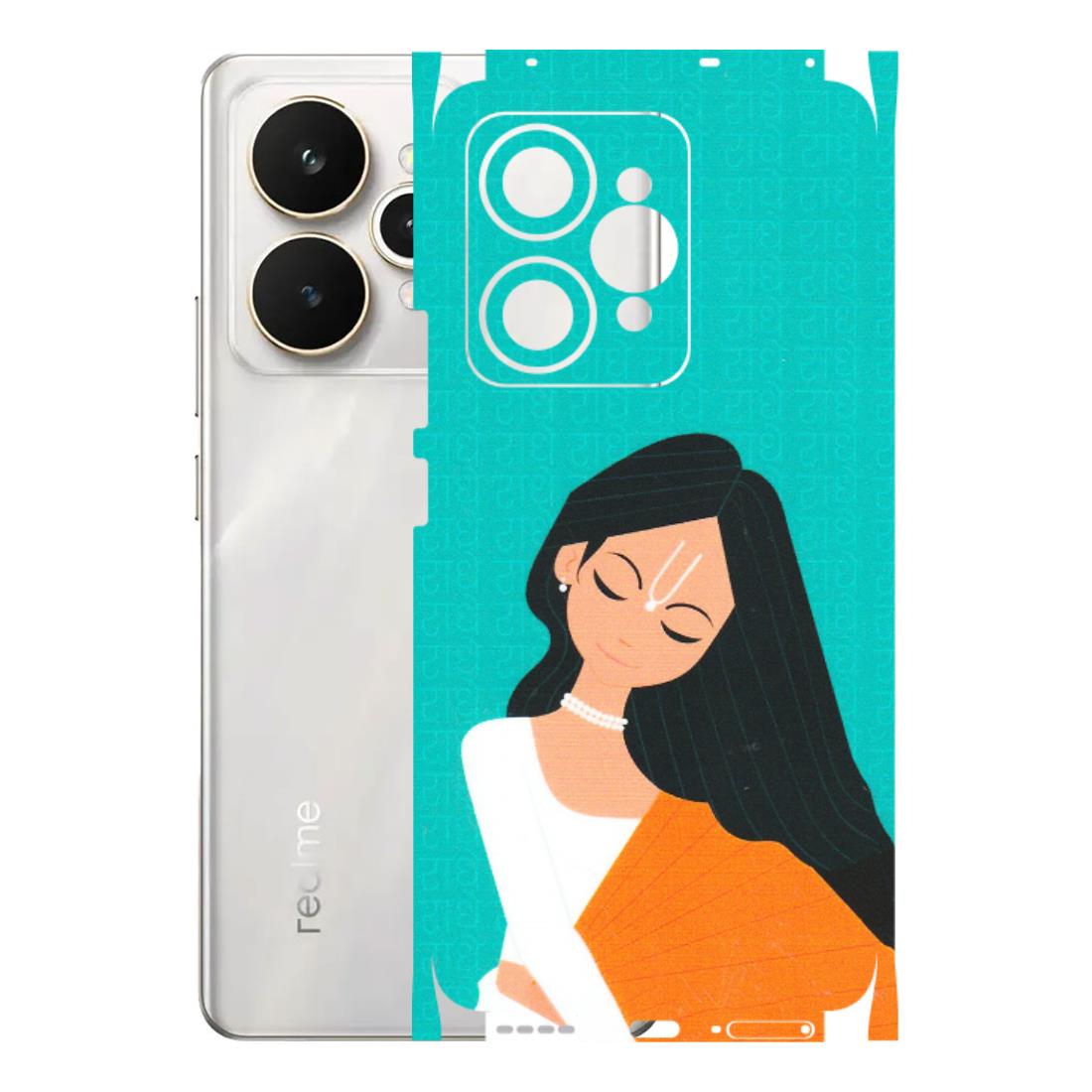 Realme Phone Skins (All Models) - Radhe Radhe With Hindu Symbol - Matte Finish (M-164) Realme 15 5G