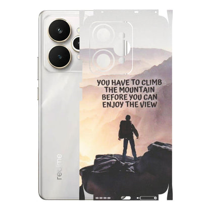 Realme Phone Skins (All Models) - Motivational Hiking Mountain - Matte Finish (M-28) Realme 15 5G