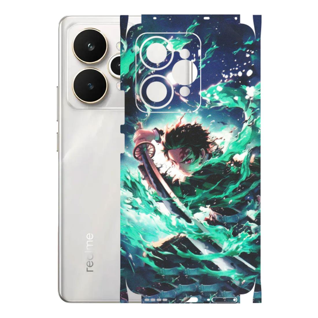 Realme Phone Skins (All Models) - Sword Fighter Anime - Matte Finish (M-29) Realme 15 5G