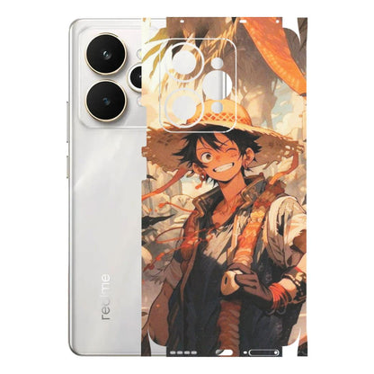 Realme Phone Skins (All Models) - Anime Character Smile - Matte Finish (M-33) Realme 15 5G