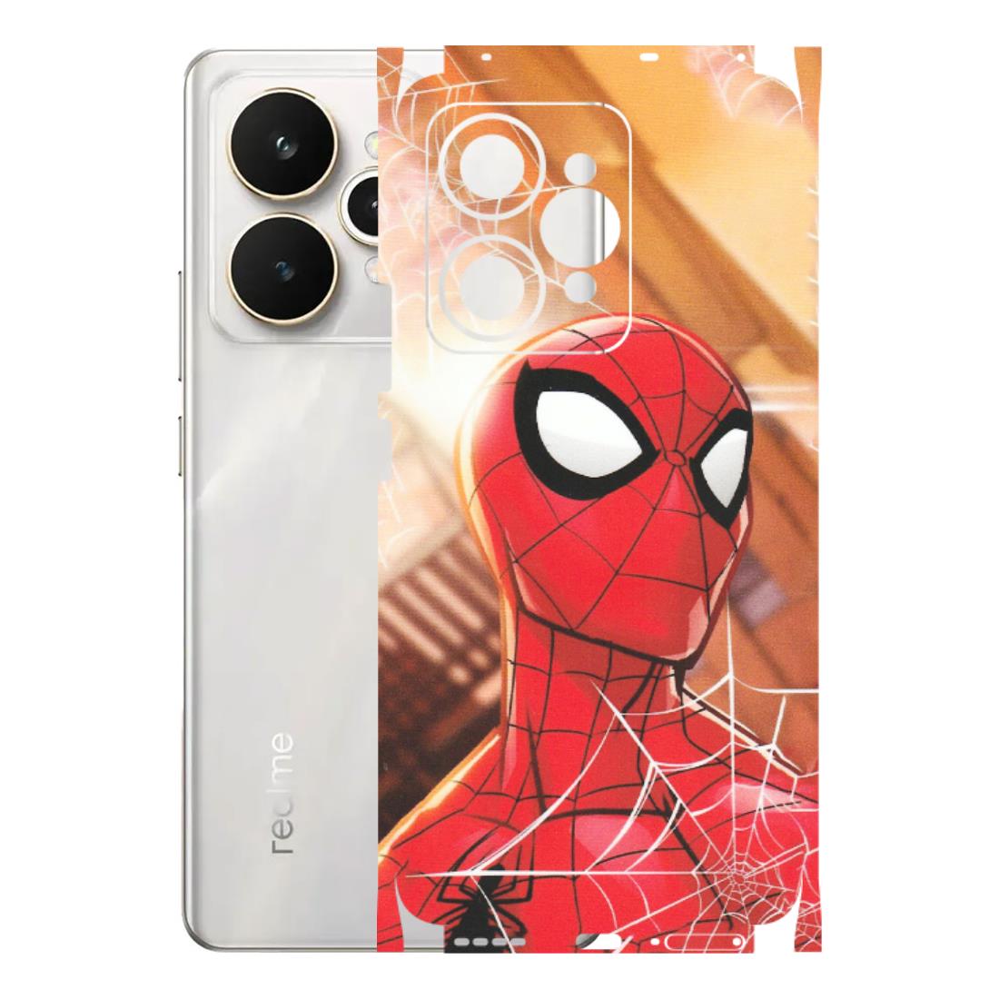 Realme Phone Skins (All Models) - Spiderman Face New - Matte Finish (M-41) Realme 15 5G