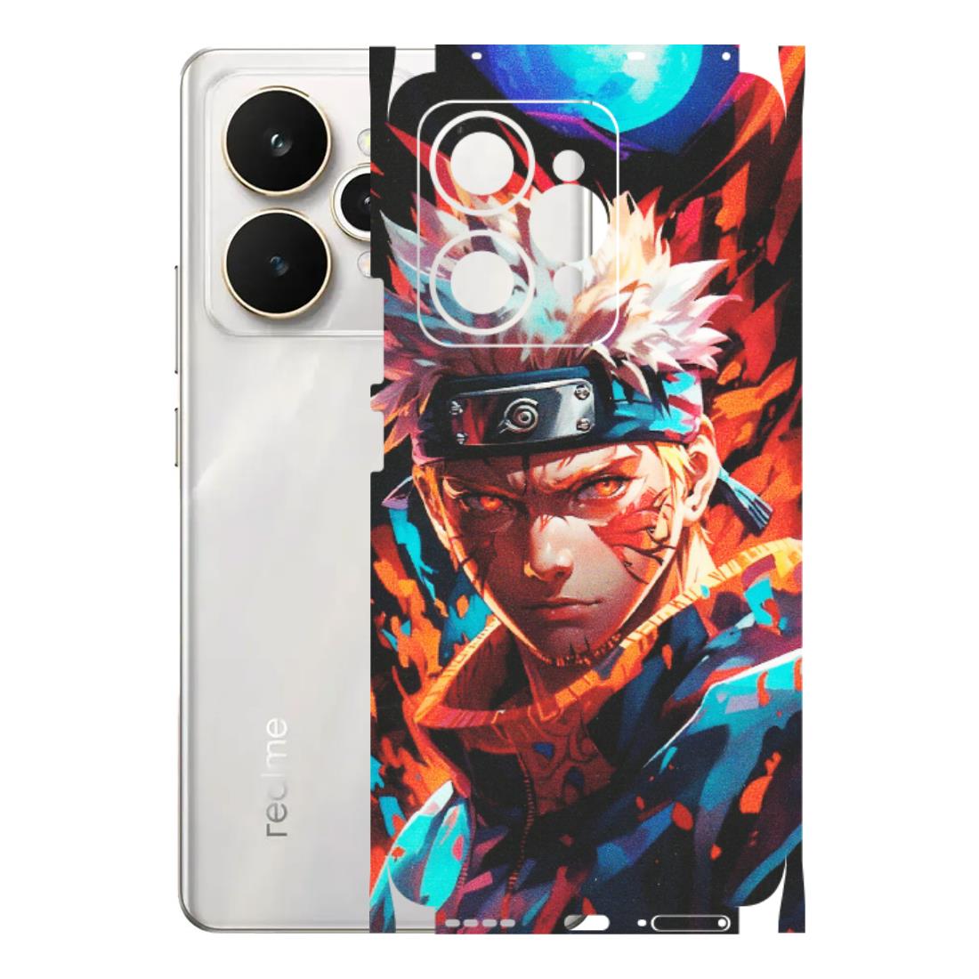 Realme Phone Skins (All Models) - Anime Ferocious Character - Matte Finish (M-44) Realme 15 5G