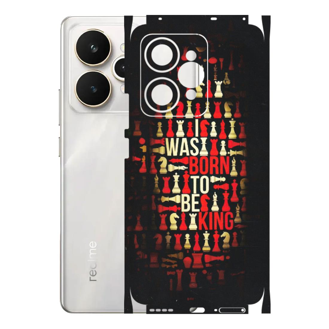 Realme Phone Skins (All Models) - Born To Be King - Matte Finish (M-73) Realme 15 5G