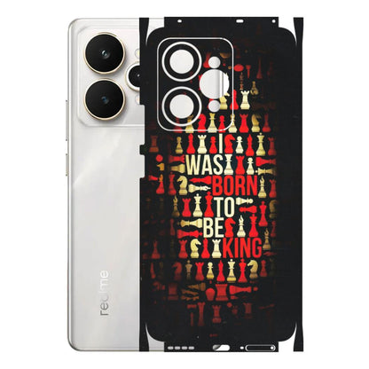 Realme Phone Skins (All Models) - Born To Be King - Matte Finish (M-73) Realme 15 5G