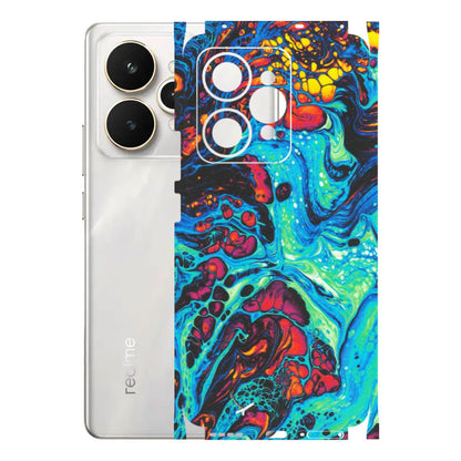 Realme Phone Skins (All Models) - Majestic Galactic Marbel - Matte Finish (M-85) Realme 15 5G