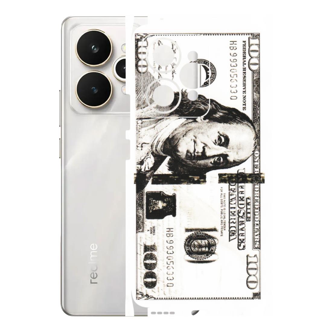 Realme Phone Skins (All Models) - 100 Dollar Currency - Transparent Finish (T-01) Realme 15 5G