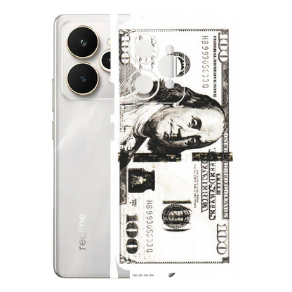 Realme Phone Skins (All Models) - 100 Dollar Currency - Transparent Finish (T-01) Realme 15 5G