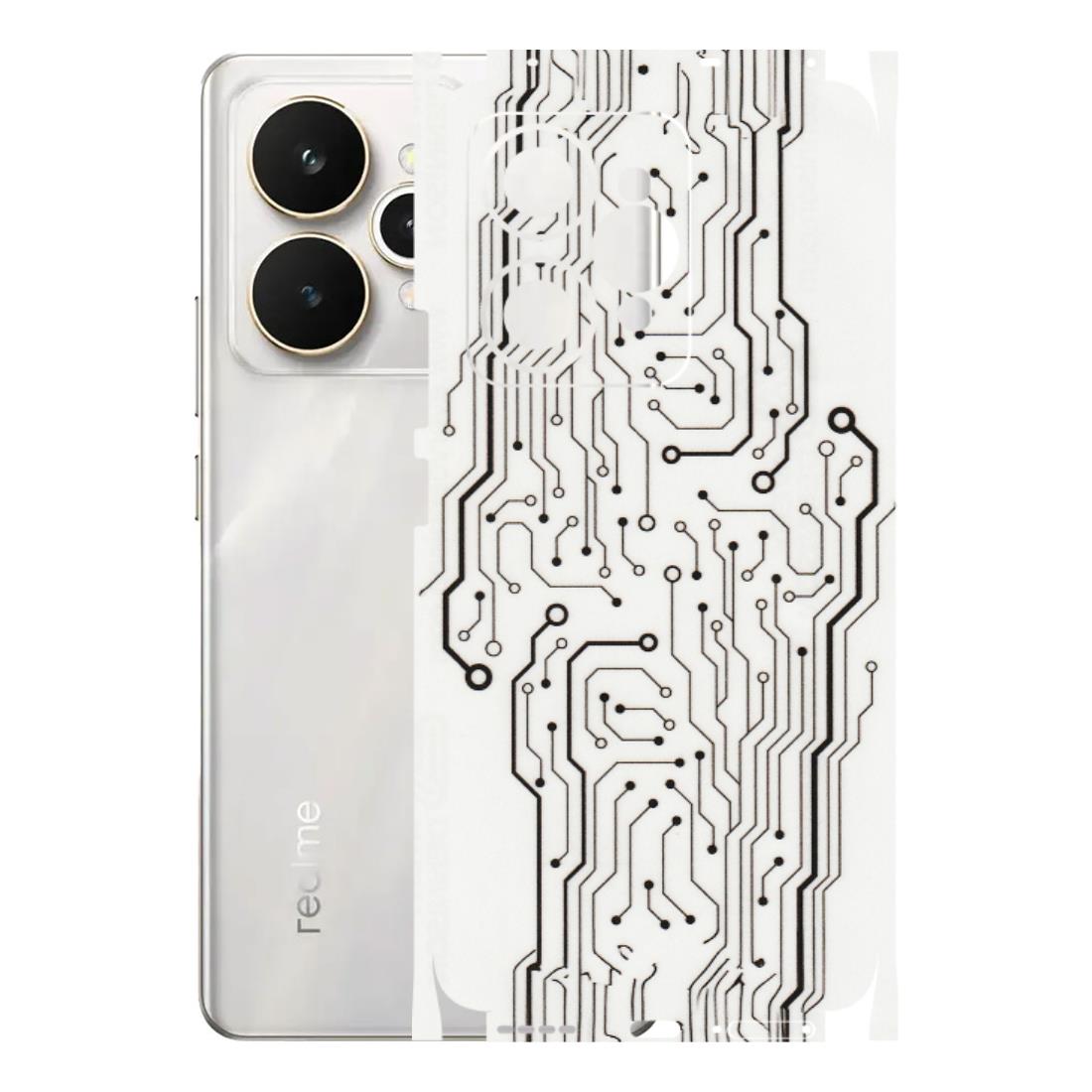 Realme Phone Skins (All Models) - Tech Circuits - Transparent Finish (T-03) Realme 15 5G