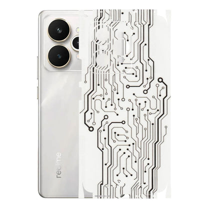 Realme Phone Skins (All Models) - Tech Circuits - Transparent Finish (T-03) Realme 15 5G