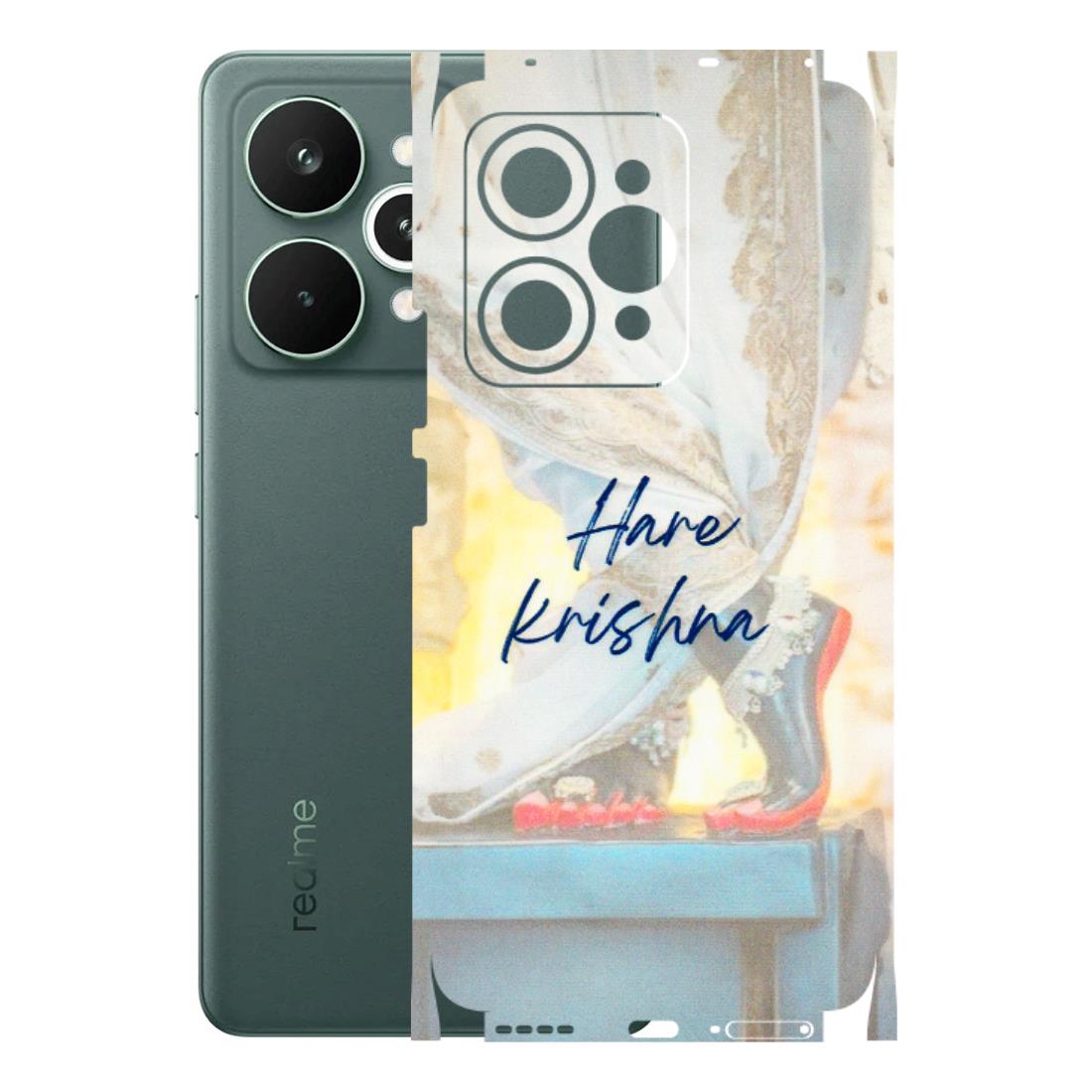 Realme Phone Skins (All Models) - Hare Krishna - 3D Embossed Finish (L-03) Realme 15 Pro 5G