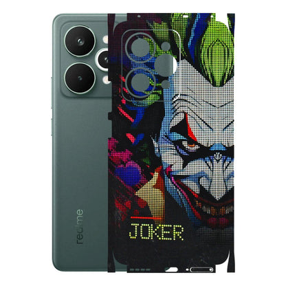 Realme Phone Skins (All Models) - Joker Dot Matrix - 3D Embossed Finish (L-08) Realme 15 Pro 5G